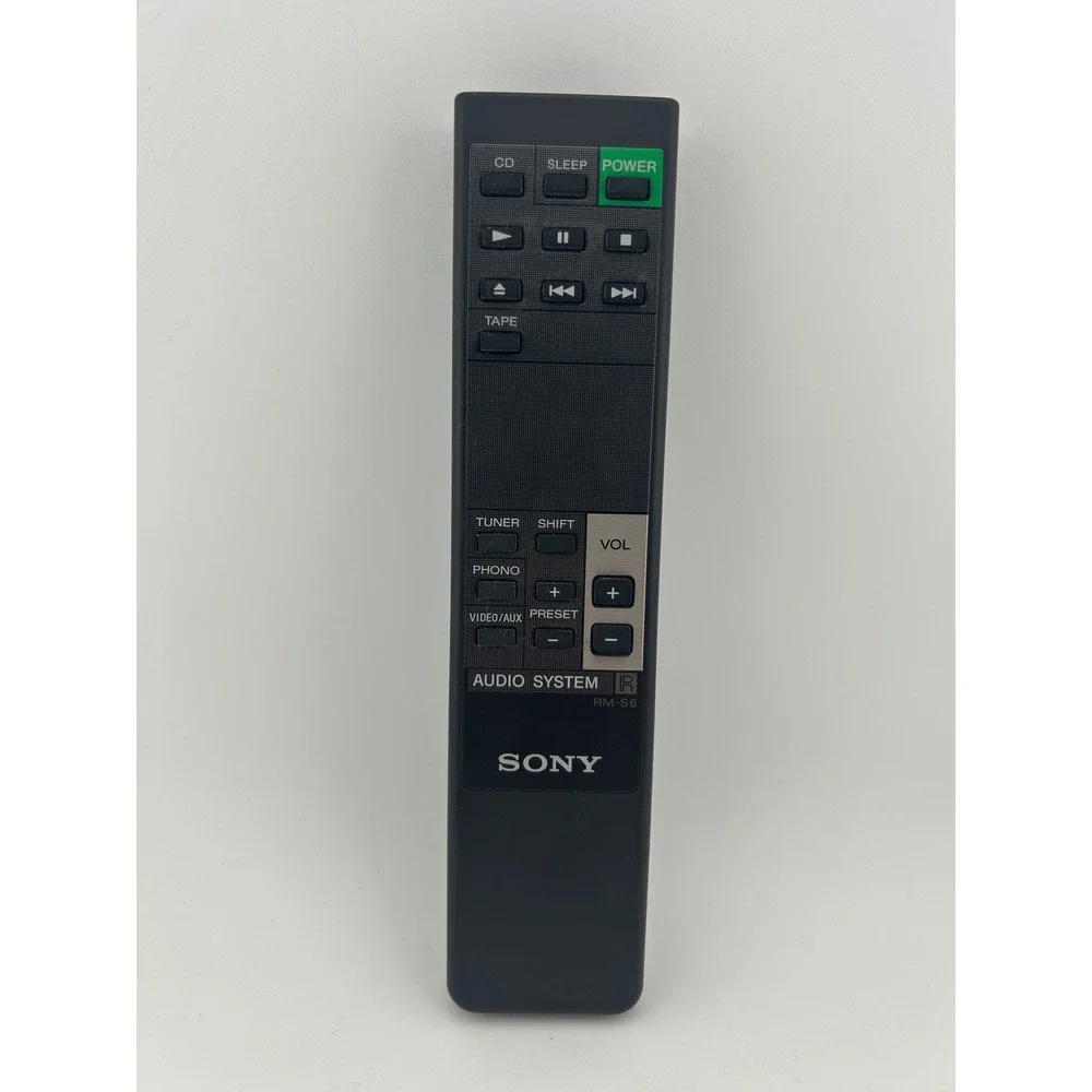 Sony Remote Control Audio System RM-SC6 CD TAPE TUNER PHONO VIDEO‎ AUX PRESET